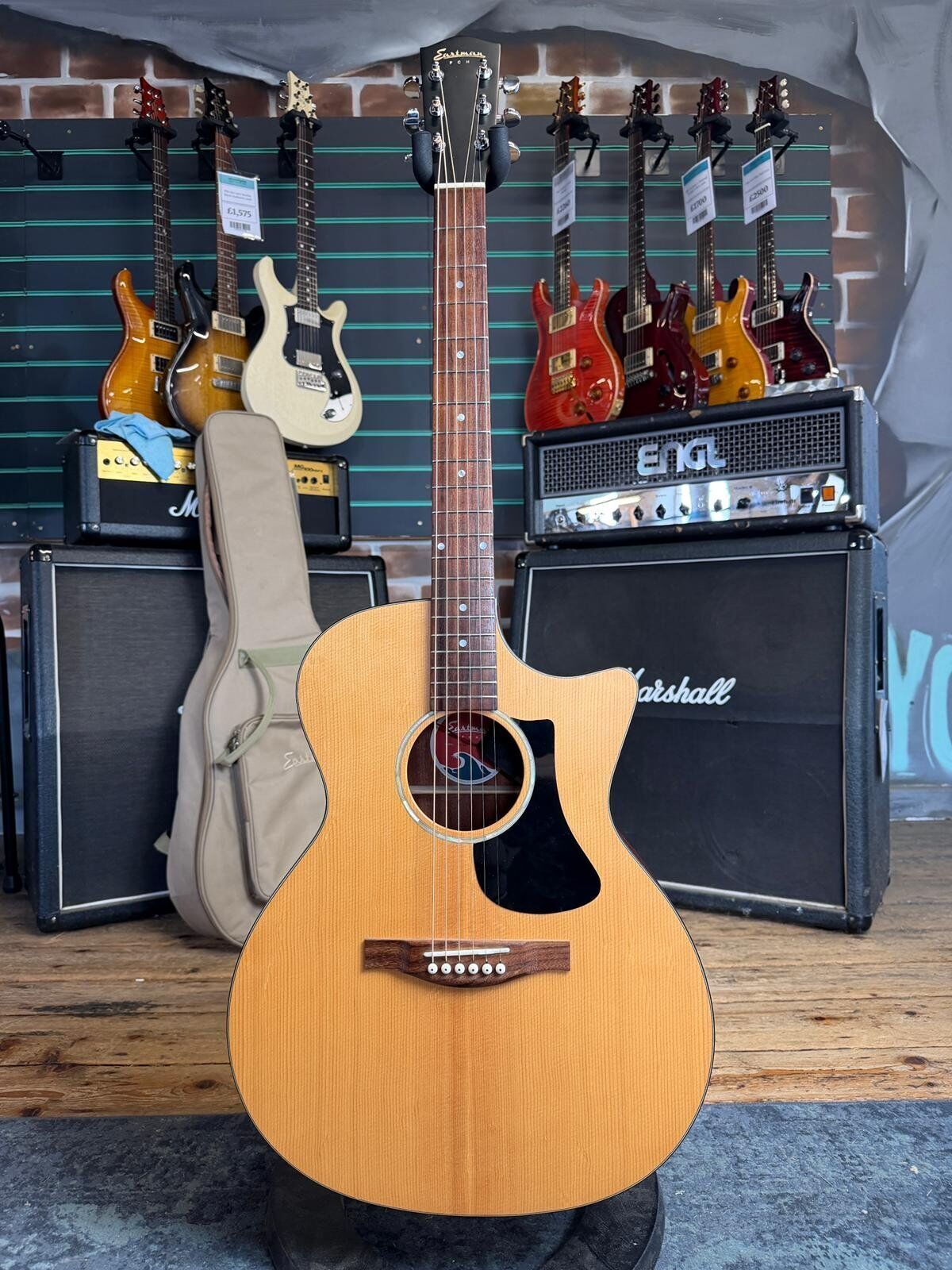 Eastman PCH2-GACE Thermo-Cure natural 2021 electro-acoustic guitar   Natural - Refurbished