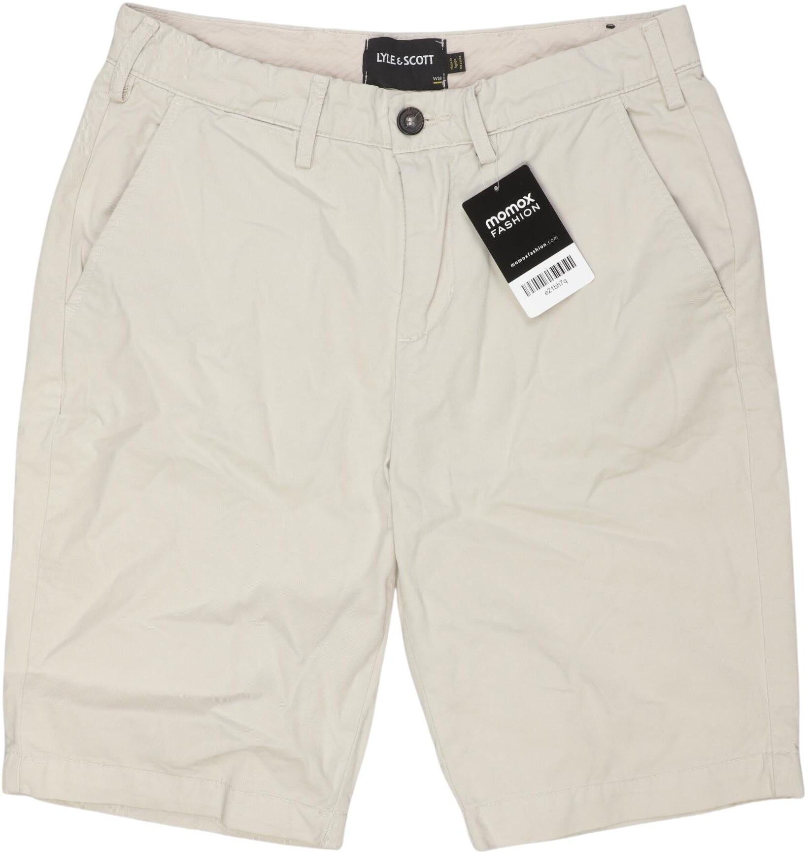 Lyle & Scott Damen Shorts, Beige, Gr. W30, Baumwolle - Second Hand