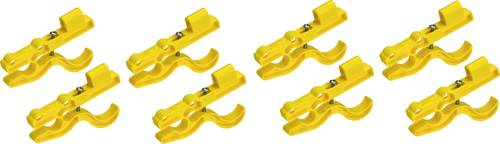 Kemo Z001 Dachklammern für FG025 Befestigungsclips Passend für Marke (Tiervertreiber) Kemo 8St.