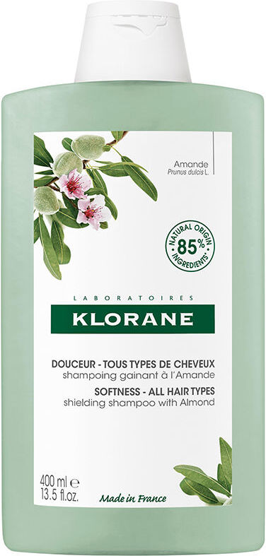 Klorane A La Almendra shampoo suavidade e tom 400 ml