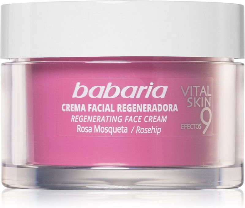 Babaria Rosa Mosqueta regenerierende Gesichtscreme gegen Falten 50 ml