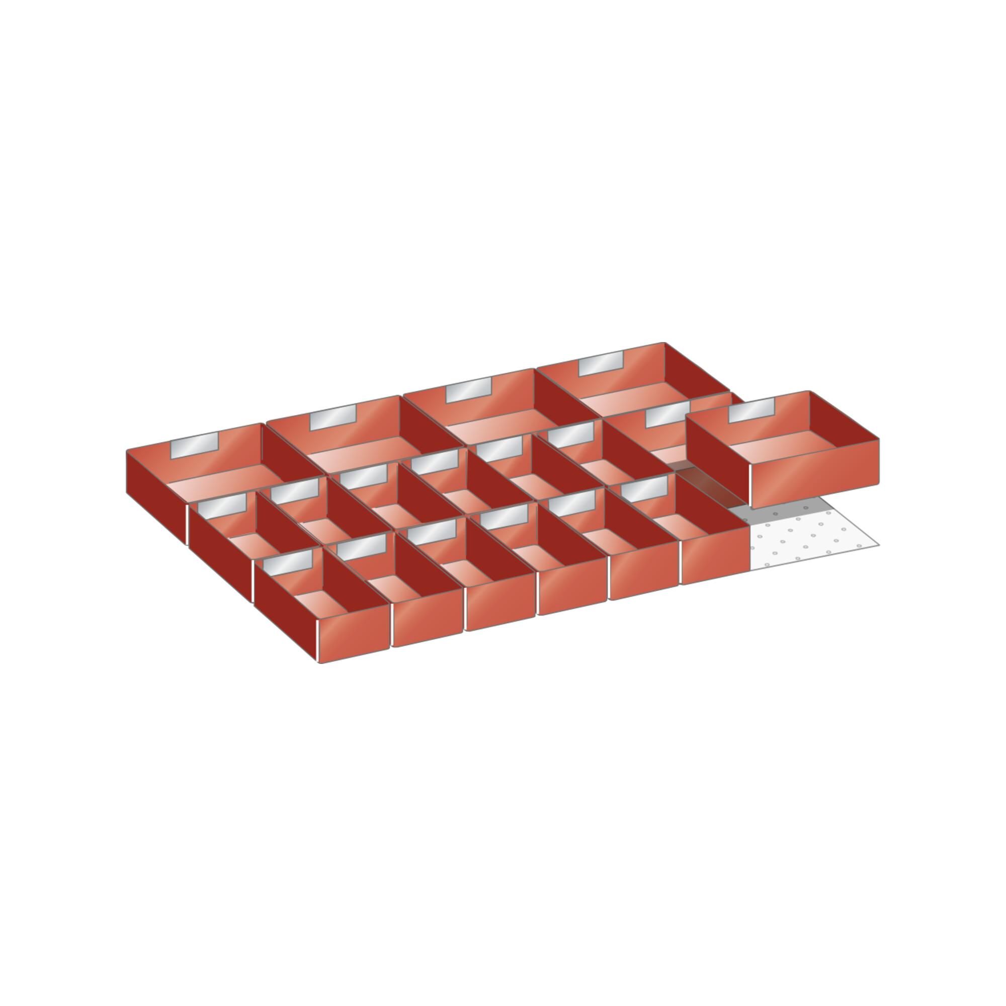 Lista Set Einsatzkästen 27x36E/36x27E (BxTxFH) 612x459x100mm (100.294.000)
