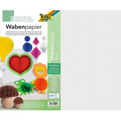 folia Wabenpapier gelb, grün, weiß, orange, flieder, blau, braun, rot