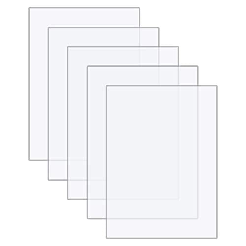 DARENYI 5 stuks transparante acrylplaten, 15 x 10 cm