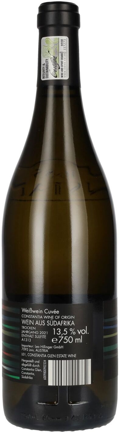 Leo Hillinger CONSTANTIA HILL white Sauvignon Blanc x Semillon 2021 13,5% Vol. 0,75l