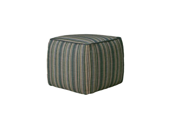 Ethnicraft - Pouf d'extérieur ZAHARA - Bleu - Tissu polypropylène