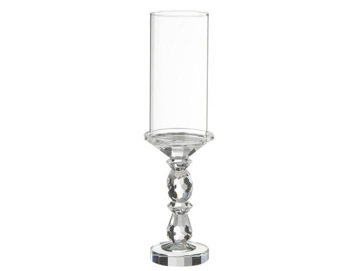 Ambia Home Windlicht, Transparent, Glas, zylindrisch, 12x12 cm, Dekoration, Laternen & Windlichter, Windlichter