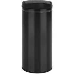 DELUKE® Sensor Mülleimer Küche 80L Schwarz Automatik Bewegungssensor Klemmring Smarter Abfalleimer mit Deckel Müllbehälter Kücheneimer