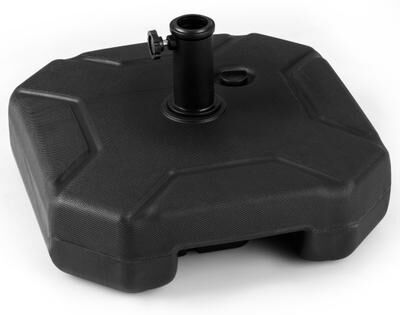 Costway 17 Inch 88 LBS Heavy-Duty Fillable Umbrella Base with Handle
