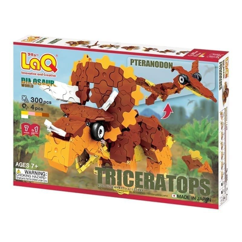 LaQ Dinosaurus Wereld: Triceratops en Pteranodon