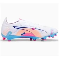Puma, Unisex, Fussballschuhe, Ultra Match VolUp Fussballschuhe (42), Weiss, Mehrfarbig