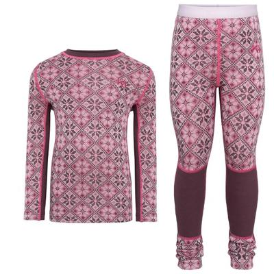 Kari Traa - Kid's Hennie Set 2.0 - Skiunterwäsche Gr 122 rosa