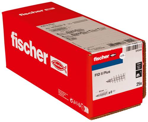 Fischer 570349 FID II Plus Dämmstoffdübel 80mm 25St.
