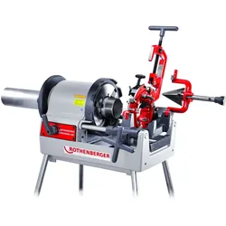 ROTHENBERGER SUPERTRONIC 4SE Gewindeschneidmaschine,Auto, BSPT R 1/2"-4", 230V mit Fußschalter - 56465