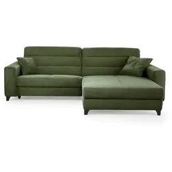 Ecksofa mit Funktion Jarom Cord Grün