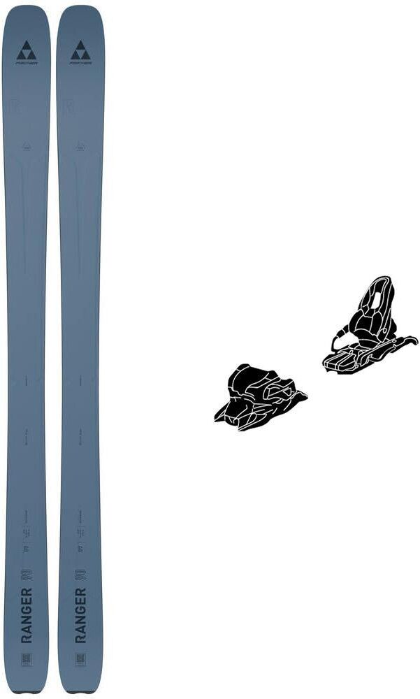 Fischer  - Pack Ski Ranger 90 - 184 + 11.0 Tp 90mm Black Anthracite - Ski