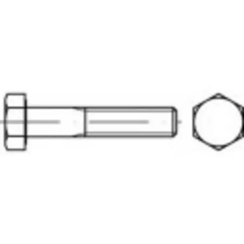 TOOLCRAFT 133398 Sechskantschraube M20 85mm Außensechskant DIN 960 Stahl 25St.