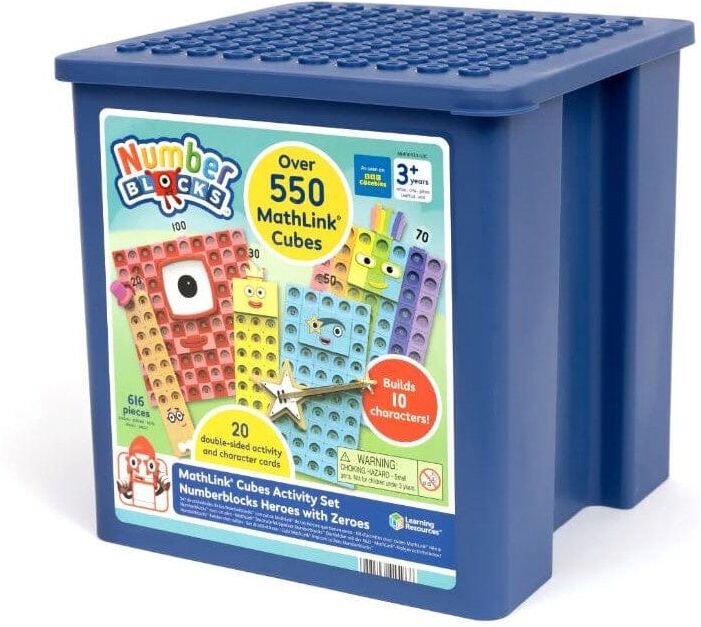 Numberblocks MathLink Cubes Activity Set Heroes with Zeroes - Ages 3+ - Educational Toy Learning Resources