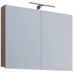 VCM LED-Spiegelschrank BADINOS - B/H/T ca. 60.00x60.00x12.00