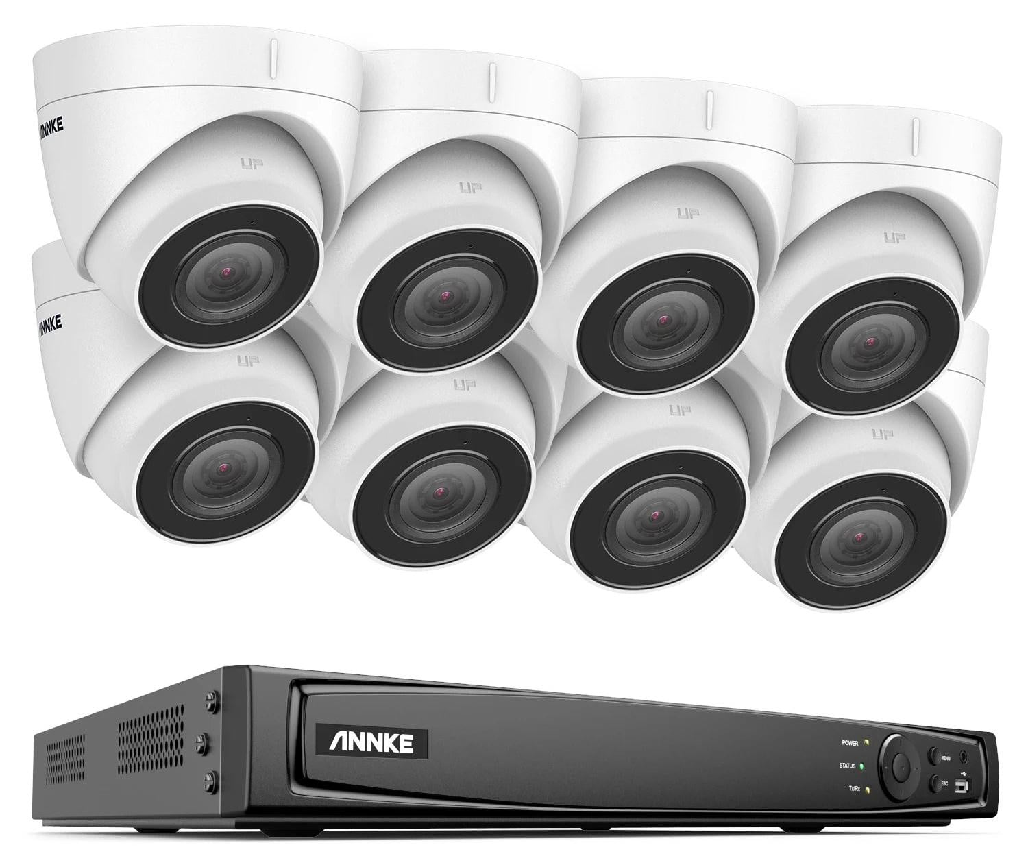 Selius 16-kanaals NVR beveiligingssysteem met 8 IP camera's 5MP resolutie PoE en nachtzicht