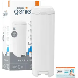 Diaper Genie Windeleimer Platinum, weiss