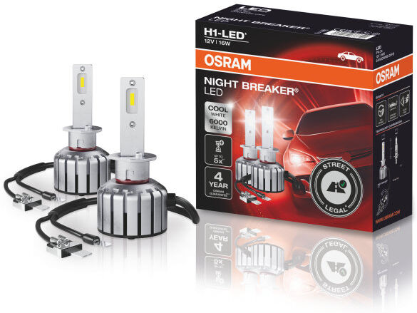 Osram Glühlampe, Fernscheinwerfer Night Breaker® Led H1 64150dwnb-2hfb