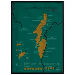 Carte à Gratter - La Bourgogne Des Vins
