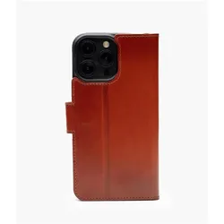 Wachikopa Klassische iPhone Hülle iPhone 16 Pro (Apple iPhone 16 Pro), Smartphone Hülle, Schwarz