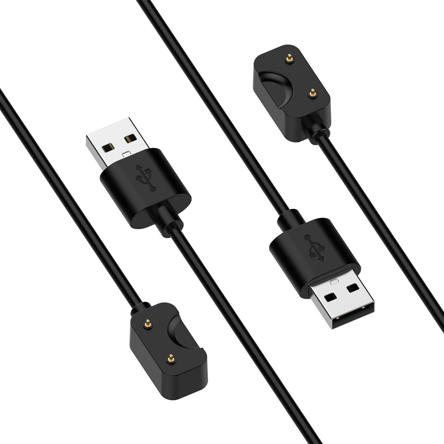 Wigento Oplaadkabel USB voor Samsung Galaxy Fit 3 Smartwatch - Type A, 55 cm, zwart
