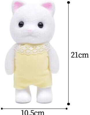 Uplift Essentials Forest Families Animal Figurine   Movable Limbs Phone Stand & Desktop Ornament cat