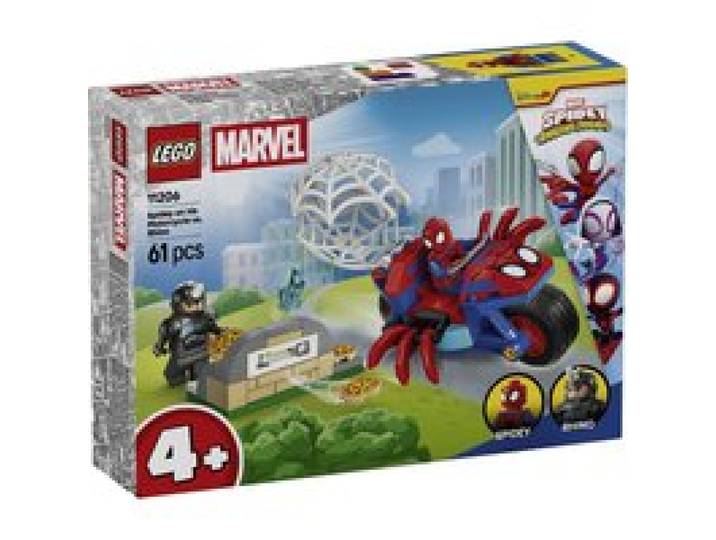 11206 Spidey auf Motorrad vs. Rhino