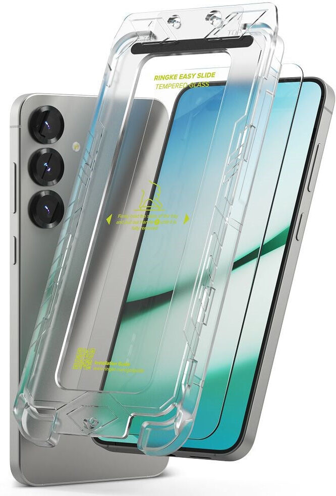 Ringke Samsung Galaxy S25 Easy Slide Skærmbeskyttelse i Hærdet Glas – Transparent