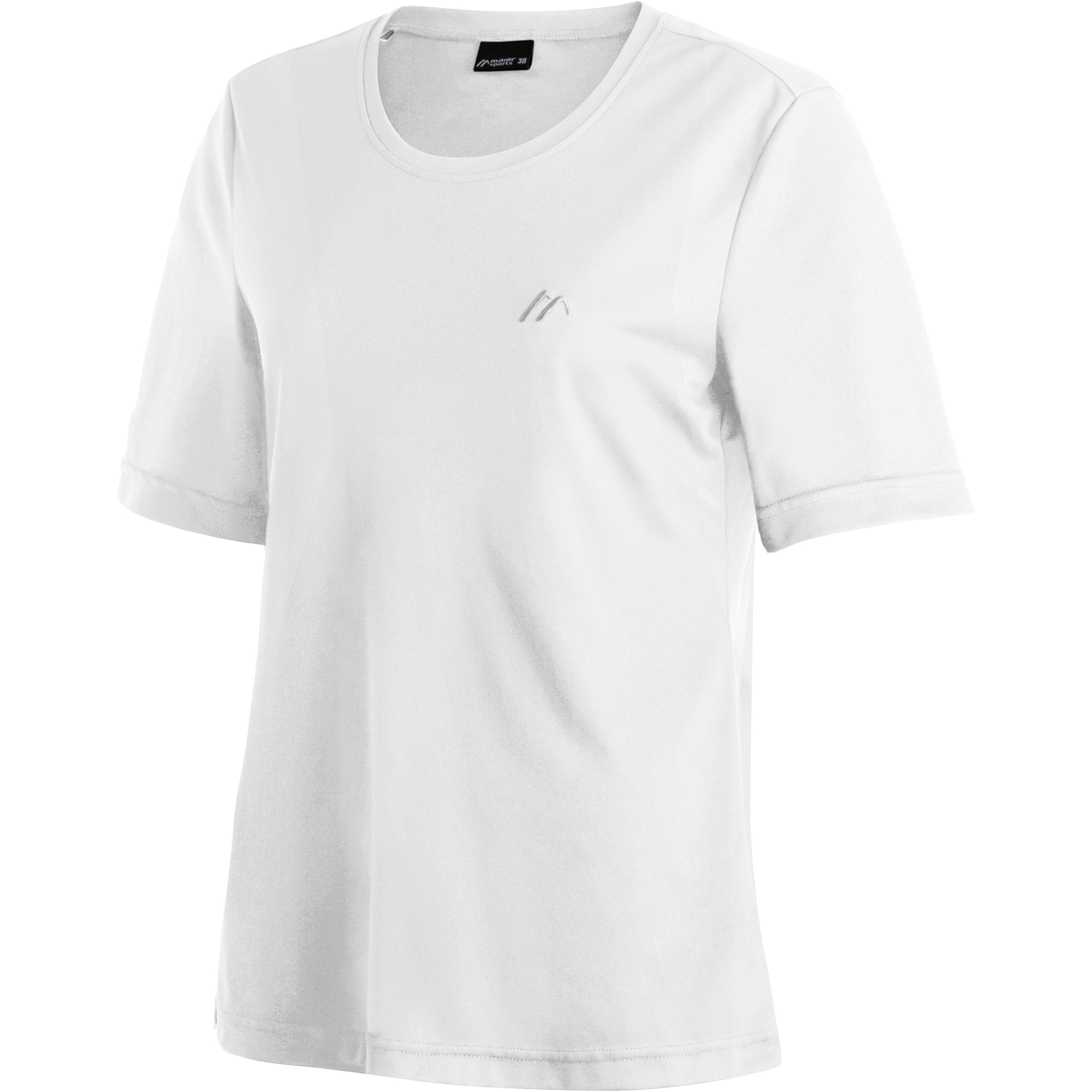 Maier Sports Waltraud Damen T-Shirts weiss Größe M Trekking Schnell trocknend