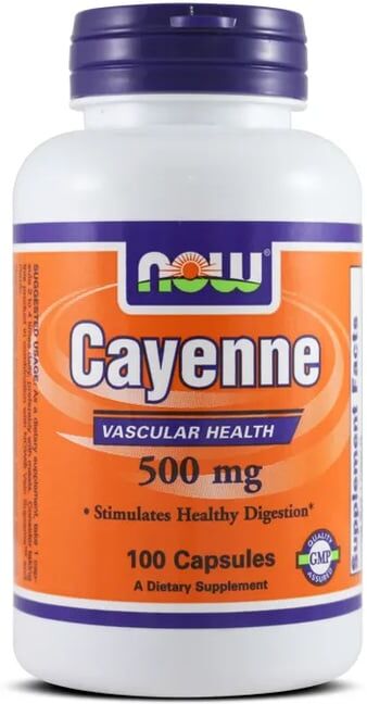 Now Foods CAYENNE 500mg 100 Caps