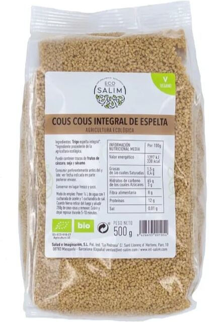 Eco-Salim Cuscuz Integral De Espelta Eco 500g