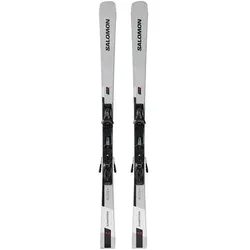 SALOMON Herren All-Mountain Ski E S/MAX 12 + MI12 GW F80 S, Größe 170 in Silber Silber