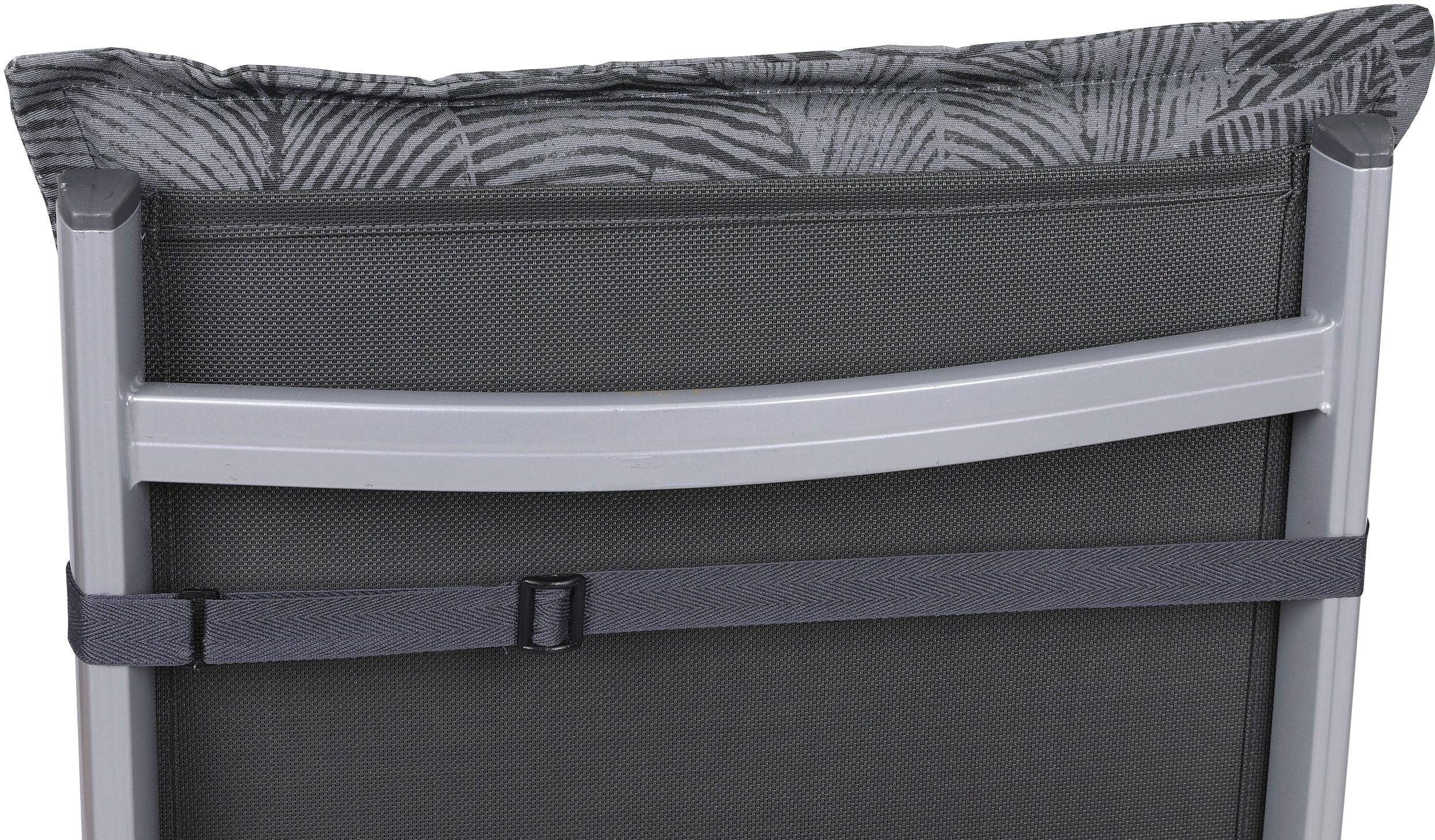 Liegenauflage GO-DE, grau (anthrazit), B:60cm H:6cm T:190cm, Baumwolle, Polyester, Polyurethan, Polsterauflagen, Liegenauflage, 190x60 cm