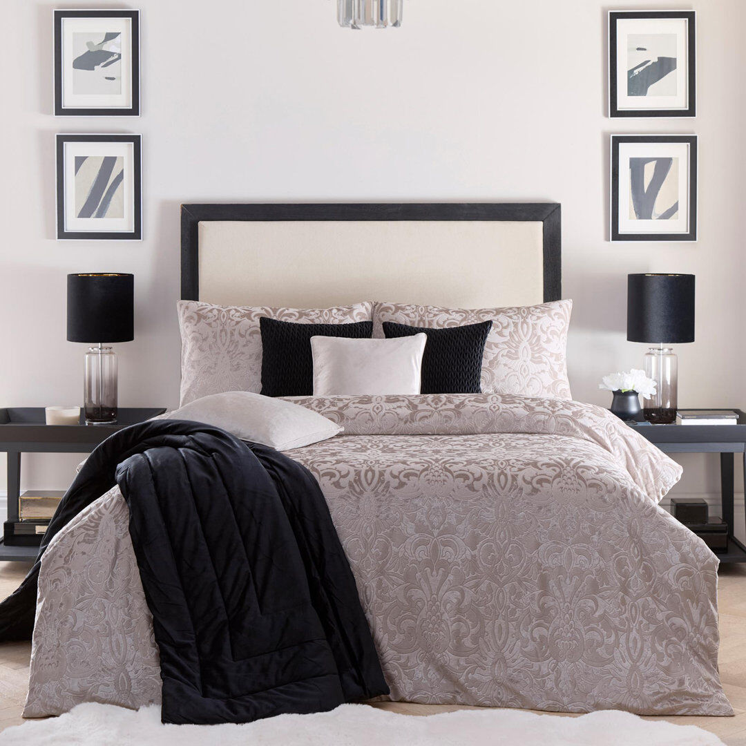 Laurence Llewelyn-Bowen Firenza Duvet Cover Set Linen King Duvet Cover Set + 2 Pillowcases