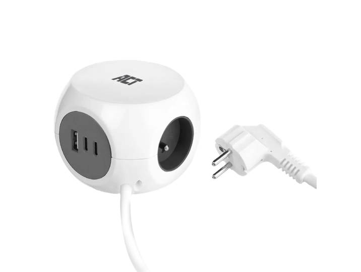 ACT AC2425 3 contacten stekkerdoos