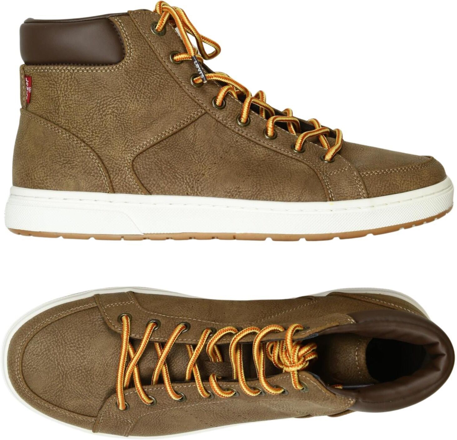 Levis Herren Stiefel, Braun, Gr. EU 44, Kunstleder - Second Hand
