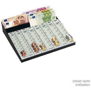 Wedo Zählbrett mit Scheinfach, Münzgeldkapazität: 256,20 EUR