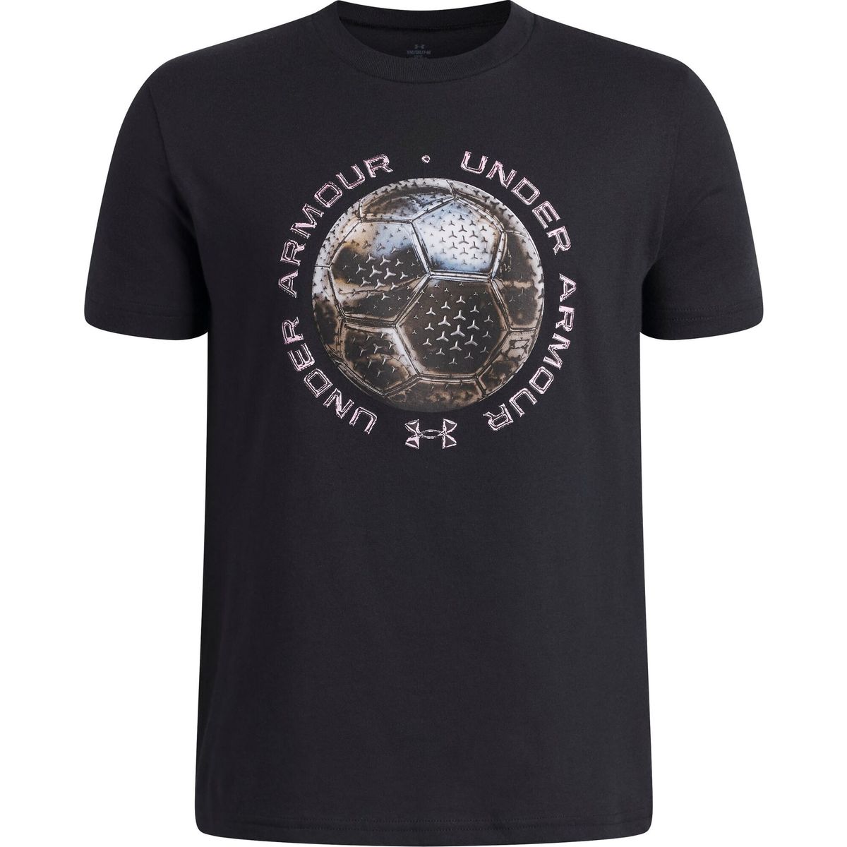 Under Armour Y Challenger Graphic Tee black pink frenzy (001) L 6013772-001-YLG