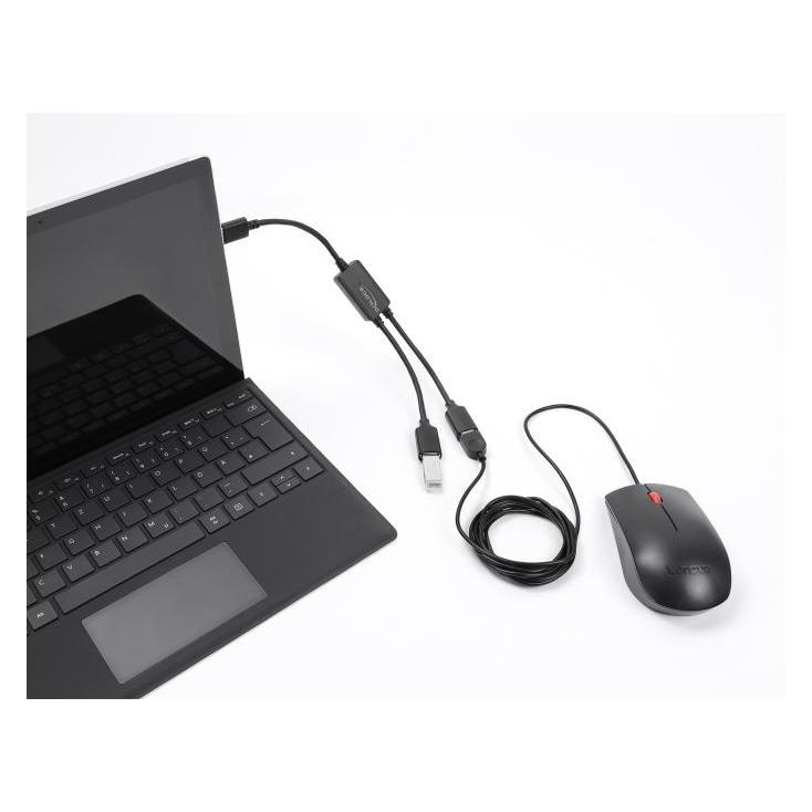 Delock 2 Port USB 5 Gbps Typ-A Kabel-Hub mit USB Typ-A Anschluss 25 cm (USB-A, 2 Ports) (64374)
