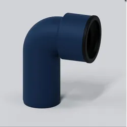 Poloplast Siphonanschlussbogen 90 Grad DN40/32 mit Dichtung