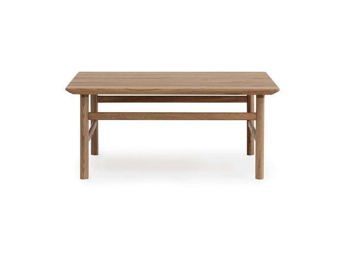 Normann Copenhagen Table basse Grow chêne laqué transparent, medium
