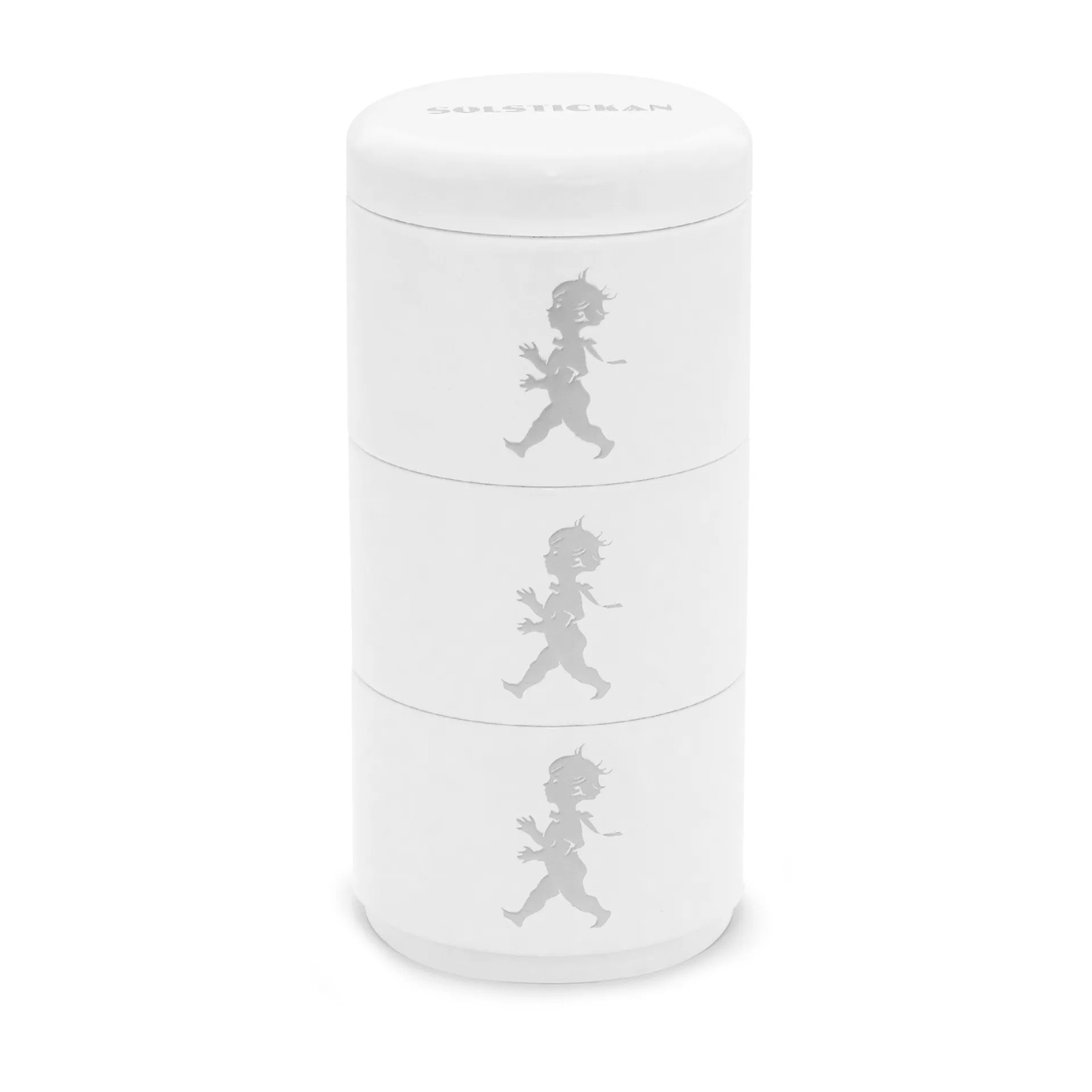 Solstickan Design Solstickan voorraadpot driedelig Wit Ø8,5 cm