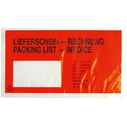 NoName, Lieferscheintasche, Selbstkleb. Begleitpap. -tasche DIN lg Liefersch. (DL)