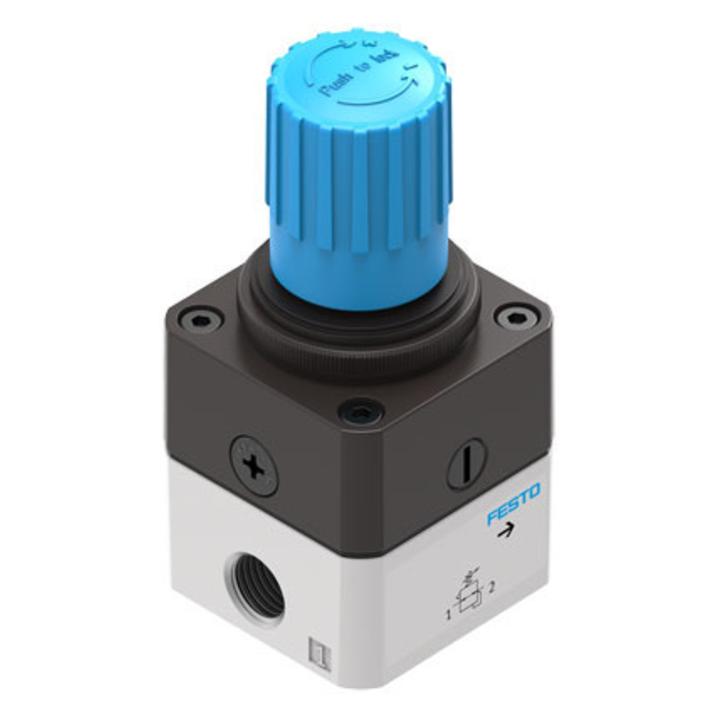Festo 0.1 to 10 bar Precision Regulator, G1/4 (LRP-1/4-10)