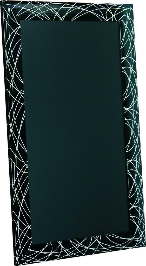 Nero Lavagne Lavagna 60 x 100 cm Nero Righe Bianche Nairobi MT402