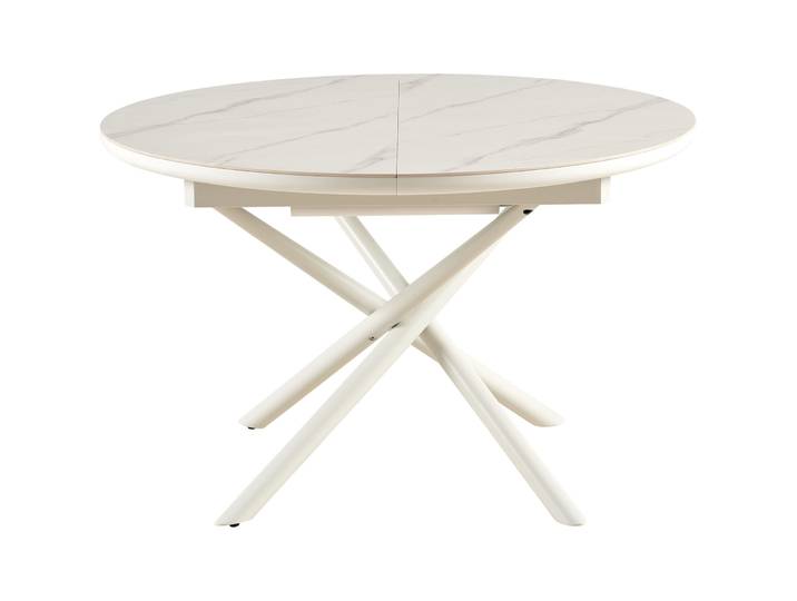 Esstisch Zihon MDF Weiss B 120 T 120 cm - Esstisch